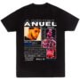 Anuel Playera Negra Casual Urbano 100% Algodón