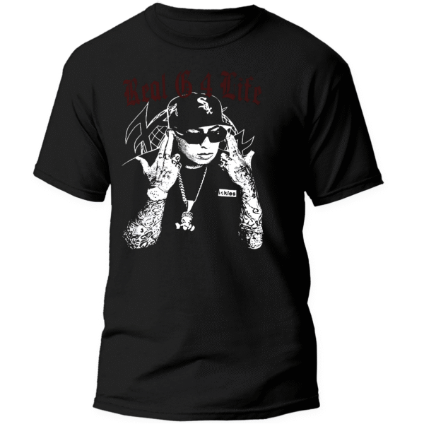 Playera Negra Hombre Anuel AA Casual Urbano