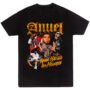 Playera Negra Hombre Anuel AA Casual Urbano