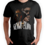 Mesa de trabajo 23 Playera Negra Hombre Ñengo Flow Casual Urbano