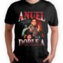 Playera Negra Hombre Anuel AA Casual Urbano