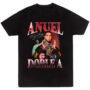 Playera Negra Hombre Anuel AA Casual Urbano