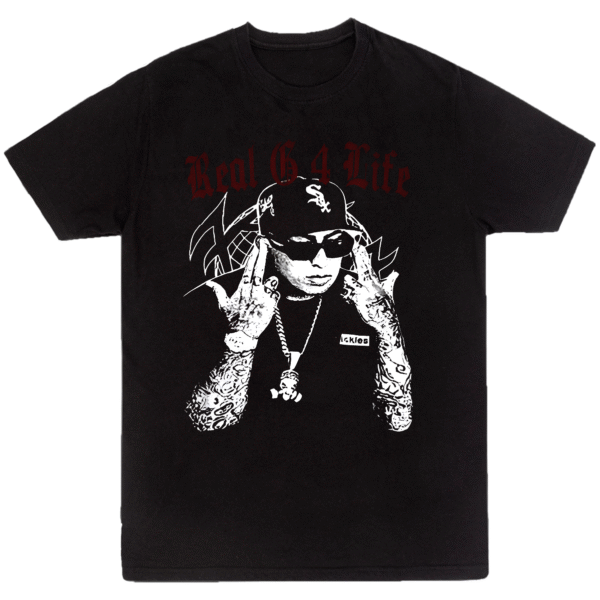 Mesa de trabajo 4 Playera Negra Hombre Ñengo Flow Casual Urbano