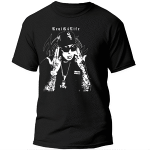 Playera Negra Hombre Ñengo Flow Casual Urbano