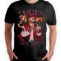 Playera Negra Hombre Anuel AA Casual Urbano