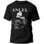 Playera Negra Hombre Anuel AA Casual Urbano