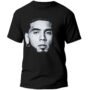 Mesa de trabajo 74-100 Playera Negra Hombre Anuel AA Casual Urbano