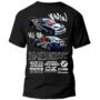 BMW Espalda Playera Negra Hombre BMW M3 GTR Casual Urbano