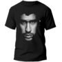 Mesa de trabajo 10-100 Playera Negra Hombre Bad Bunny Casual Urbano