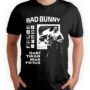 Playera Negra Hombre Bad Bunny DTMF Casual Urbano