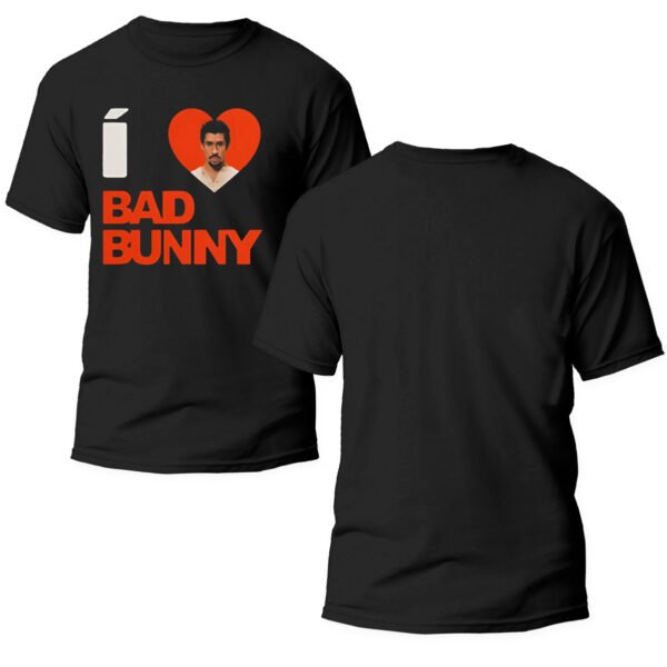Playera Negra Hombre Bad Bunny DTMF Casual Urbano