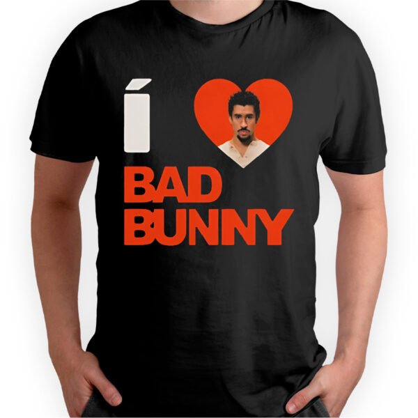 Playera Negra Hombre Bad Bunny DTMF Casual Urbano