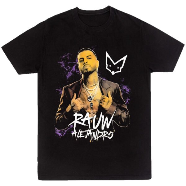 Mesa de trabajo 16-100 Playera Negra Hombre Raw Alejandro Casual Urbano