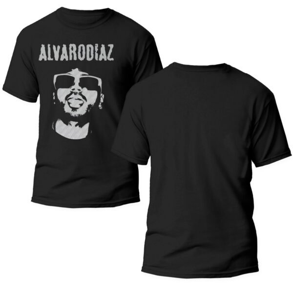 Mesa de trabajo 17-100 Playera Negra Hombre Álvaro Días Casual Urbano