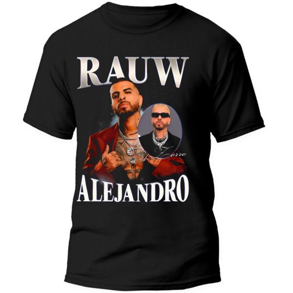 Playera Negra Hombre Raw Alejandro Casual Urbano