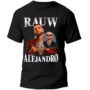 Playera Negra Hombre Raw Alejandro Casual Urbano