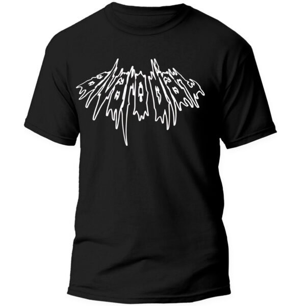 Playera Negra Hombre Álvaro Días Casual Urbano