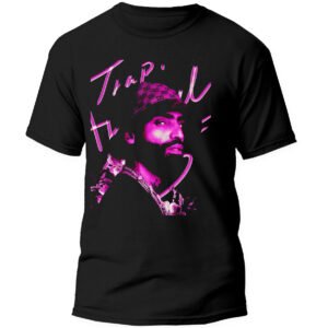 Playera Negra Hombre Arcangel La Maravilla Casual Urbano