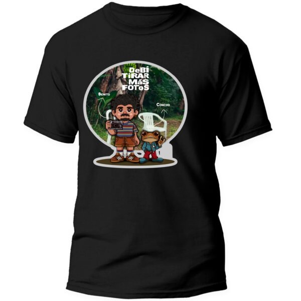 Playera Negra Hombre Bad Bunny DTMF Casual Urbano