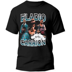 Playera Negra Hombre Eladio Carrion Casual Urbano