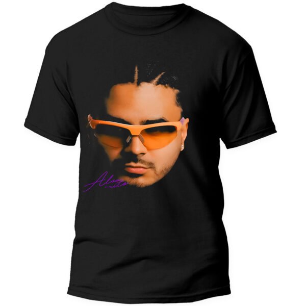 Playera Negra Hombre Álvaro Días Casual Urbano