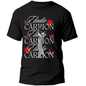 Playera Negra Hombre Eladio Carrion Casual Urbano