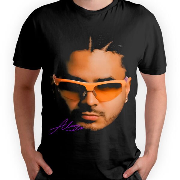 Playera Negra Hombre Álvaro Días Casual Urbano