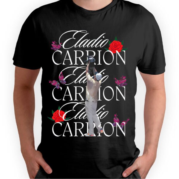 Playera Negra Hombre Eladio Carrion Casual Urbano