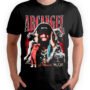 Playera Negra Hombre Arcangel La Maravilla Casual Urbano