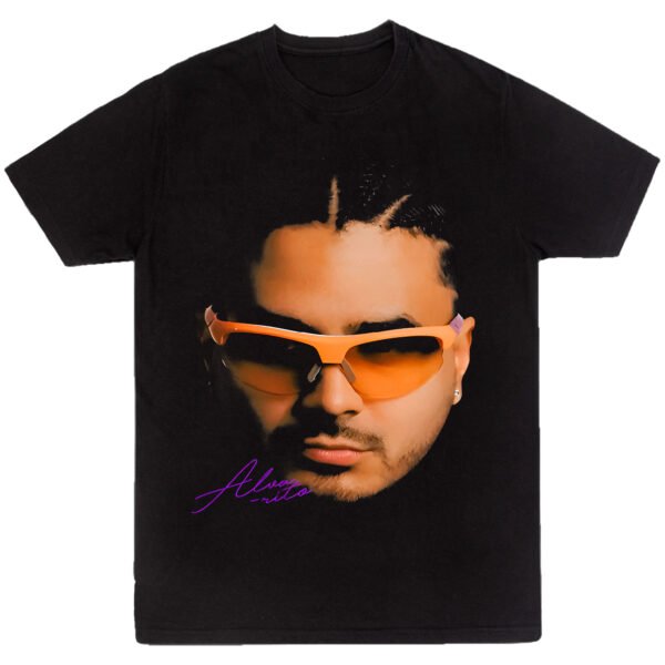 Playera Negra Hombre Álvaro Días Casual Urbano