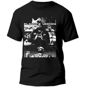 Playera Negra Hombre Eladio Carrion Casual Urbano