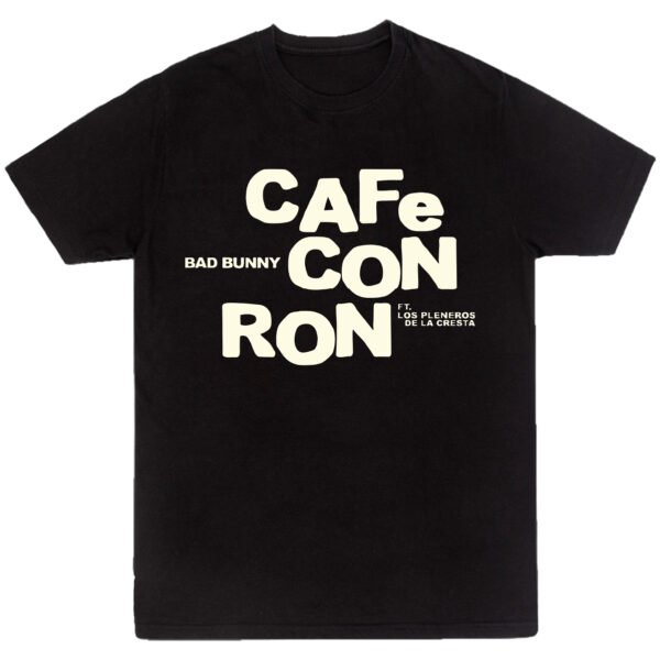 Playera Negra Hombre Bad Bunny DTMF Casual Urbano