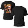 Playera Negra Hombre Eladio Carrion Casual Urbano