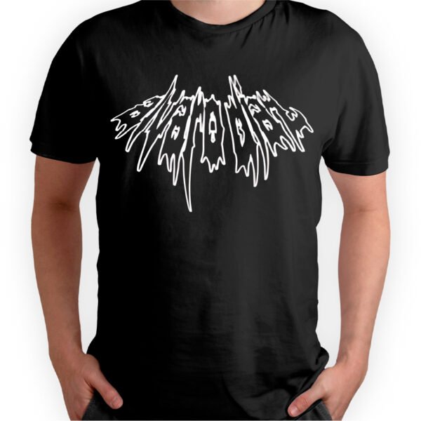 Playera Negra Hombre Álvaro Días Casual Urbano