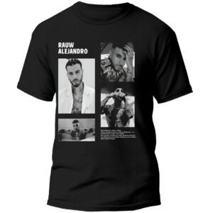 Playera Negra Hombre Raw Alejandro Casual Urbano