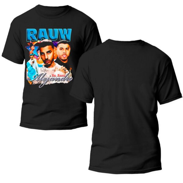 Mesa de trabajo 33-100 Playera Negra Hombre Raw Alejandro Casual Urbano