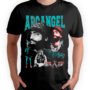 Playera Negra Hombre Arcangel La Maravilla Casual Urbano