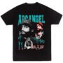 Playera Negra Hombre Arcangel La Maravilla Casual Urbano