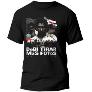 Playera Negra Hombre Bad Bunny DTMF Casual Urbano