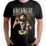 Playera Negra Hombre Arcangel La Maravilla Casual Urbano