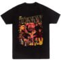 Mesa de trabajo 4-100 Playera Negra Hombre Bad Bunny Casual Urbano