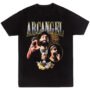 Playera Negra Hombre Arcangel La Maravilla Casual Urbano