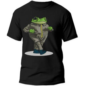 Mesa de trabajo 42-100 Playera Negra Hombre Bad Bunny DTMF Casual Urbano