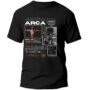 Playera Negra Hombre Arcangel La Maravilla Casual Urbano