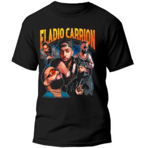 Playera Negra Hombre Eladio Carrion Casual Urbano