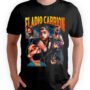 Playera Negra Hombre Eladio Carrion Casual Urbano