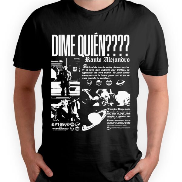 Playera Negra Hombre Raw Alejandro Casual Urbano