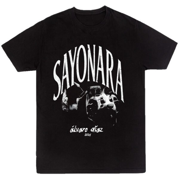 Mesa de trabajo 8-100 Playera Negra Hombre Álvaro Días Casual Urbano