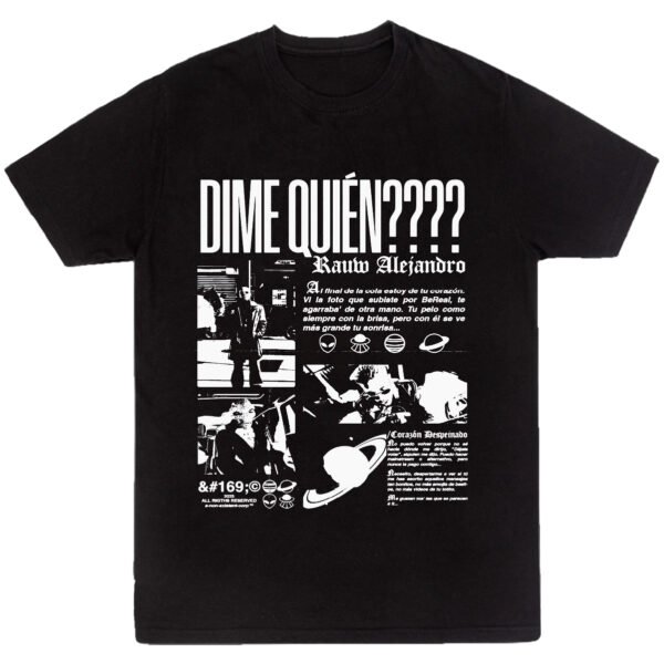 Playera Negra Hombre Raw Alejandro Casual Urbano