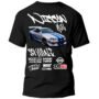 Playera Autos Negra Hombre Nissan Skyline GT-R R34 Casual Urbano